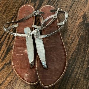 Silver Sam Edelman GiGi Thong Sandal
